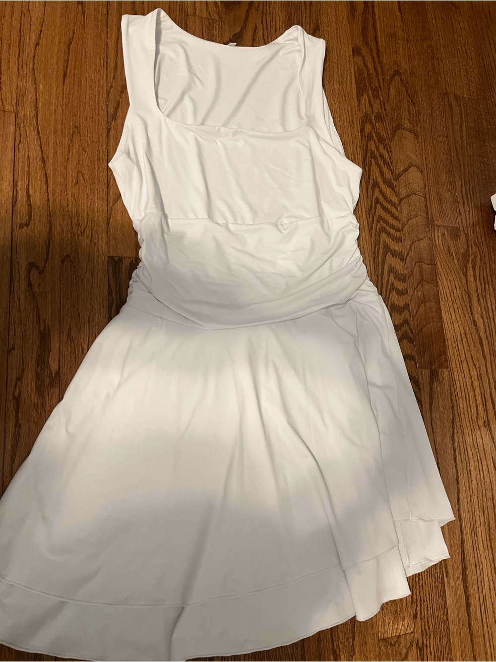 Amazon White Sleeveless Flared Sundress - Picture 2 of 2